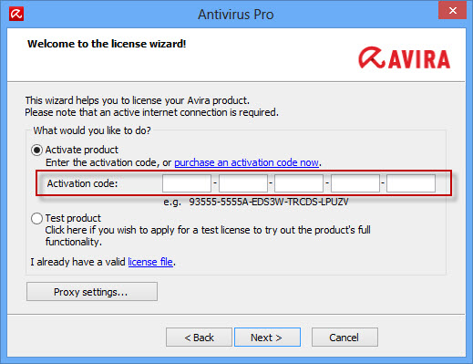 Avira Antivirus Pro Activation Serial Key