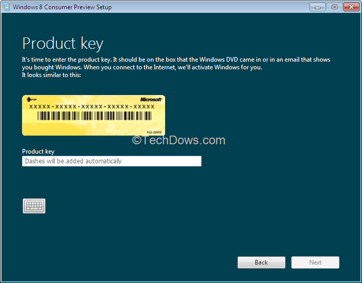 Windows 8 preview serial key 64 bit